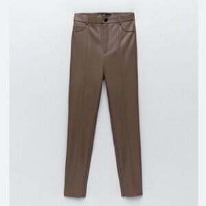 Zara Faux Leather Pant